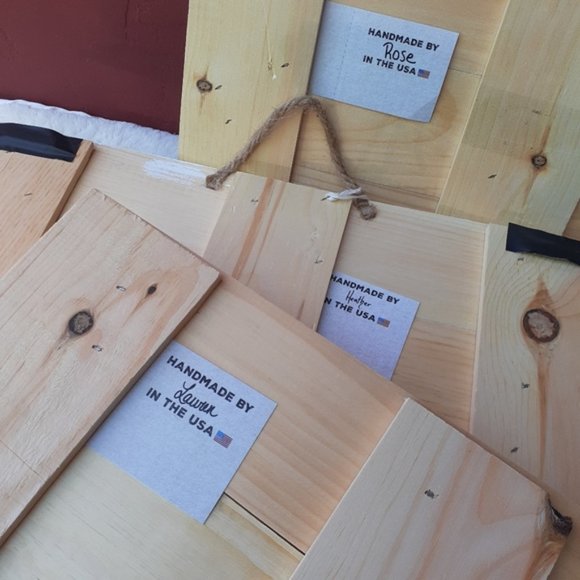 Rustic Farmhouse Wall Hanging Hooks Yellow Flower USA Made Gift Idea NEW - Picture 3 of 10